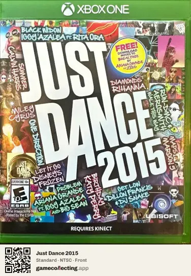 Just Dance 2015 Xbox One, NTSC box front