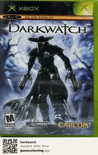 Darkwatch Xbox, NTSC box front