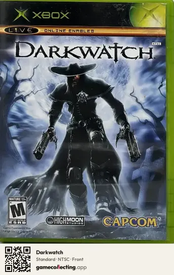 Darkwatch Xbox, NTSC box front