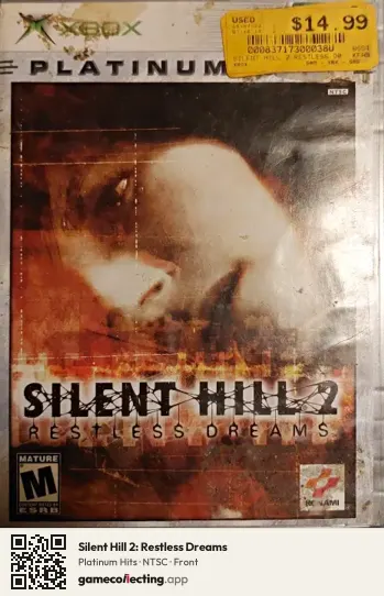 Silent Hill 2: Restless Dreams Xbox, NTSC box front