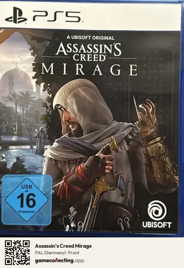 Assassin's Creed Mirage PlayStation 5, Germany box front