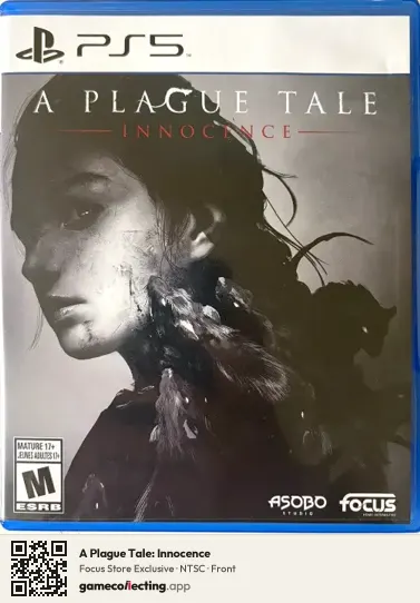 A Plague Tale: Innocence PlayStation 5, NTSC box front