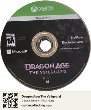 Dragon Age: The Veilguard Xbox Series X, NTSC disc