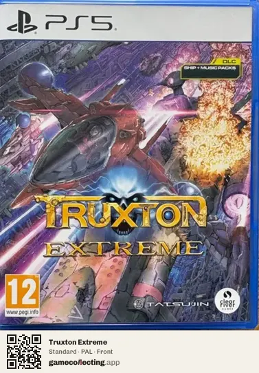 Truxton Extreme PlayStation 5, PAL box front