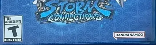 Naruto x Boruto: Ultimate Ninja Storm Connections, the ESRB box on its front