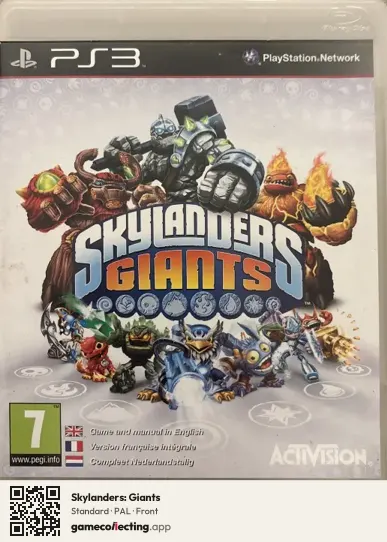 Skylanders: Giants PlayStation 3, PAL box front