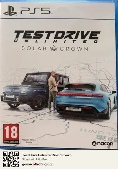 Test Drive Unlimited Solar Crown PlayStation 5, PAL box front