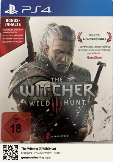 The Witcher 3: Wild Hunt PlayStation 4, Germany box front
