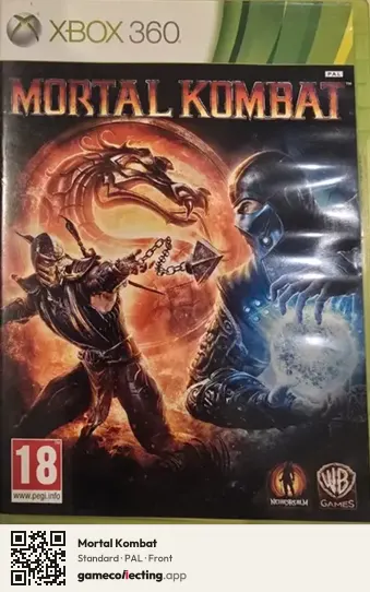 Mortal Kombat Xbox 360, PAL box front