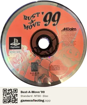 Bust-A-Move '99 PlayStation, NTSC disc