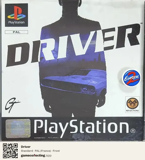 Driver PlayStation, France box front