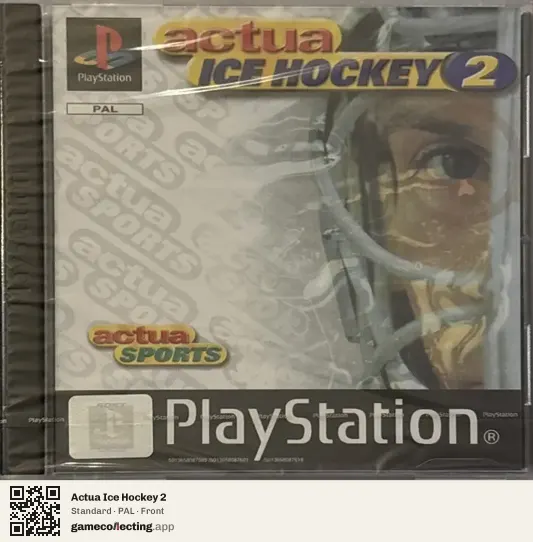 Actua Ice Hockey 2 PlayStation, PAL box front