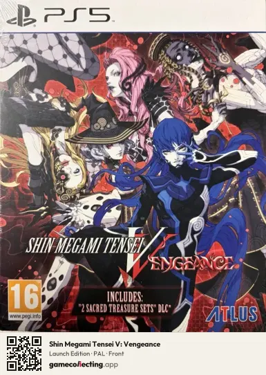 Shin Megami Tensei V: Vengeance PlayStation 5, PAL box front