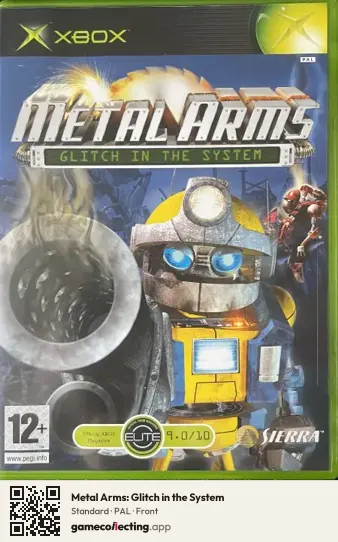 Metal Arms: Glitch in the System Xbox, PAL box front