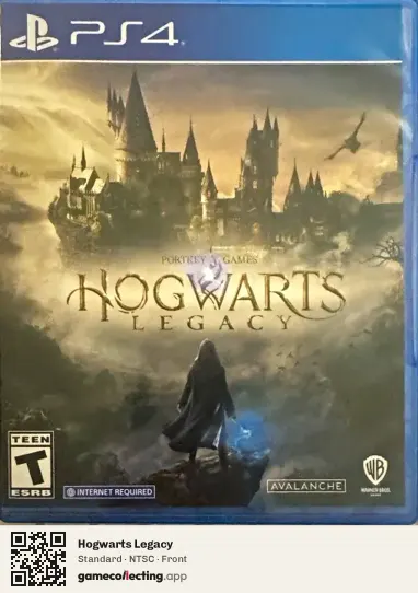 Hogwarts Legacy PlayStation 4, NTSC box front
