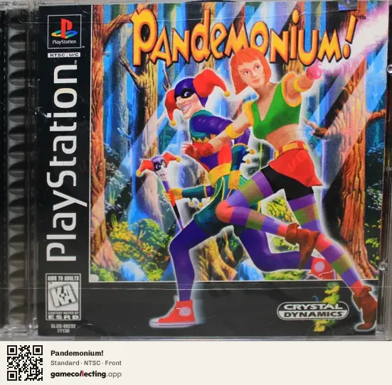 Pandemonium! PlayStation, NTSC box front