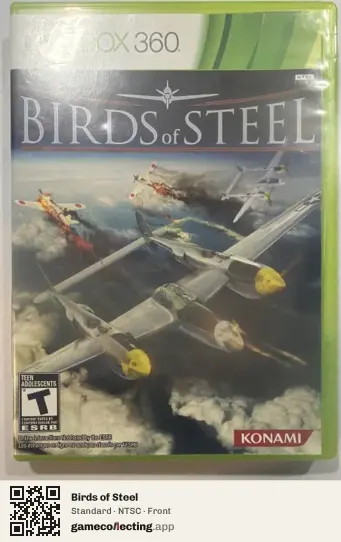 Birds of Steel Xbox 360, NTSC box front