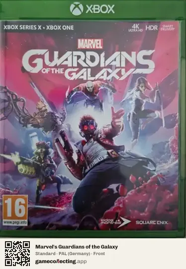 Marvel's Guardians of the Galaxy Xbox Series X, Germany box front