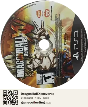 Dragon Ball Xenoverse PlayStation 3, NTSC disc