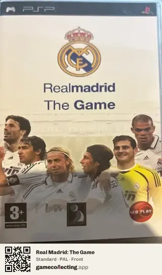 Real Madrid: The Game PlayStation Portable, PAL box front