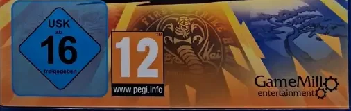 Cobra Kai 2: Dojos Rising, the USK square on its front