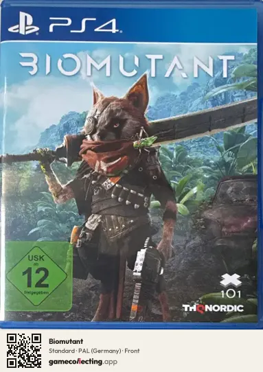 Biomutant PlayStation 4, Germany box front