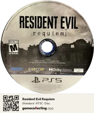 Resident Evil Requiem PlayStation 5, NTSC disc