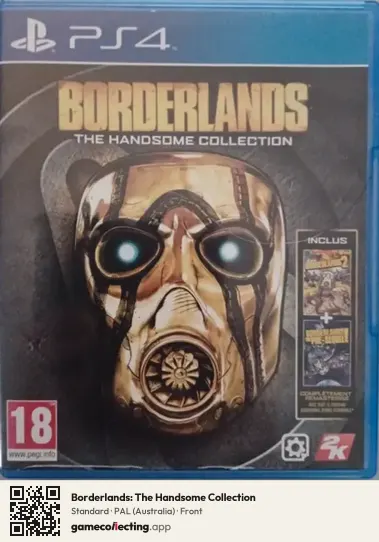 Borderlands: The Handsome Collection PlayStation 4, Australia box front