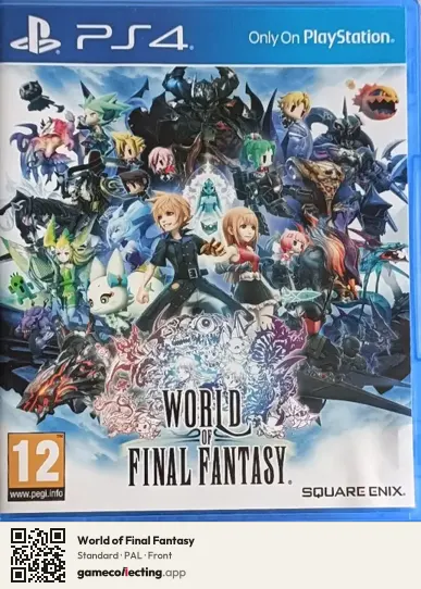 World of Final Fantasy PlayStation 4, PAL box front