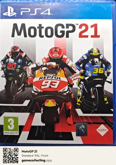 MotoGP 21 PlayStation 4, PAL box front
