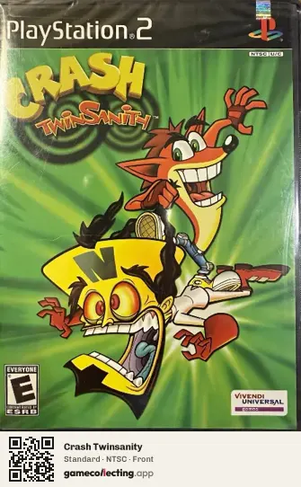 Crash Twinsanity PlayStation 2, NTSC box front