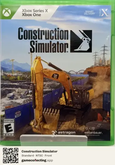 Construction Simulator Xbox Series X, NTSC box front