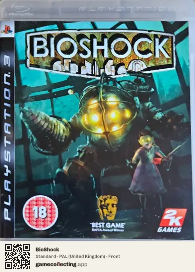 BioShock PlayStation 3, United Kingdom box front