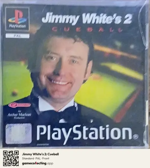 Jimmy White's 2: Cueball PlayStation, PAL box front