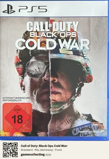 Call of Duty: Black Ops Cold War PlayStation 5, Germany box front