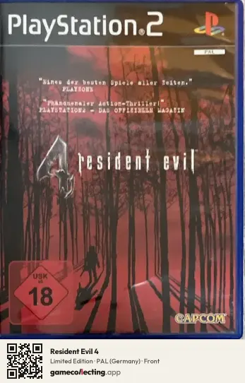 Resident Evil 4 PlayStation 2, Germany box front