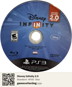 Disney Infinity 2.0 PlayStation 3, NTSC disc
