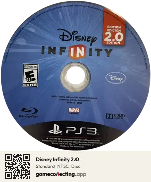 Disney Infinity 2.0 PlayStation 3, NTSC disc