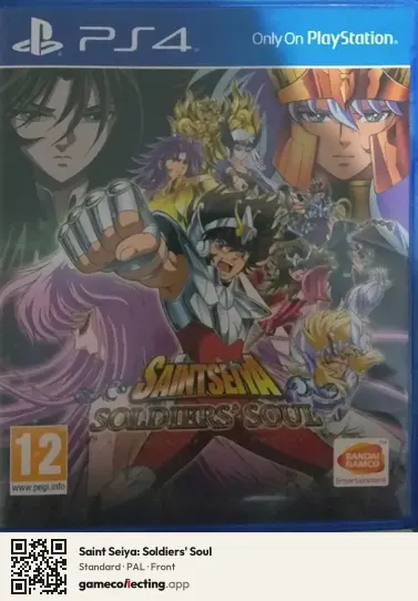 Saint Seiya: Soldiers' Soul PlayStation 3, PAL box front