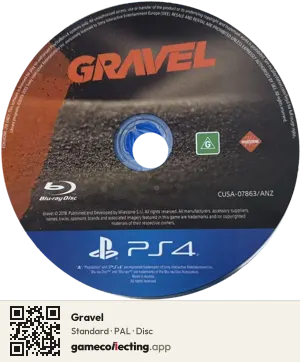 Gravel PlayStation 4, PAL disc