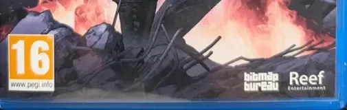 Terminator 2D: No Fate, the PEGI square on its front
