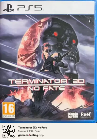 Terminator 2D: No Fate PlayStation 5, PAL box front