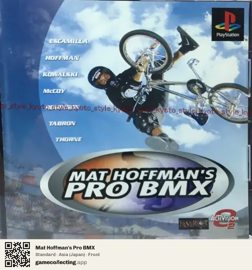 Mat Hoffman's Pro BMX PlayStation, Japan box front