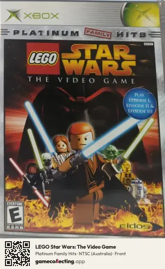 LEGO Star Wars: The Video Game Xbox, Australia box front