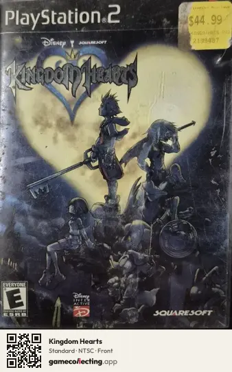 Kingdom Hearts PlayStation 2, NTSC box front