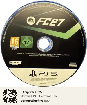 EA Sports FC 27 PlayStation 5, PAL disc