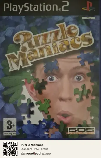Puzzle Maniacs PlayStation 2, PAL box front