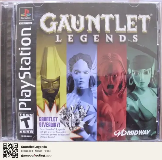 Gauntlet Legends PlayStation, NTSC box front