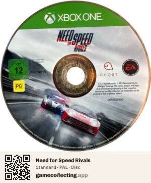 Need for Speed Rivals Xbox One, PAL disc