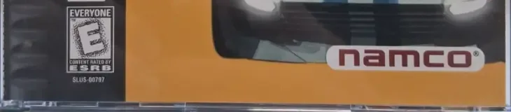 Ridge Racer Type 4, the ESRB box on its front